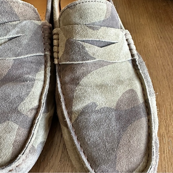Russell & Bromley men’s camo print suede slip ons, loafers, driver - Picture 13 of 14